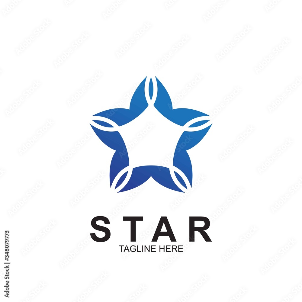 Obraz premium Premium star logo design