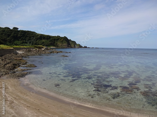 The view of Sado in Niigata, Japan photo