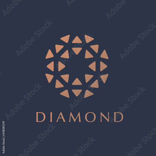 Vector logo concept for luxury business