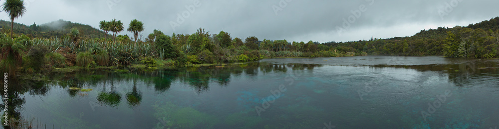 Te Waikoropupu Springs in Kahurangi National Park,Tasman Region on South Island of New Zealand 
