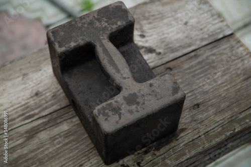 old iron vise for locksmith work