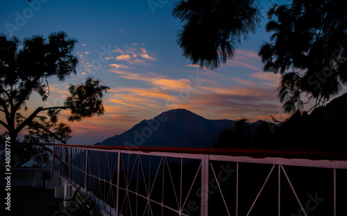 Beautiful Sunset view at mata Vaishnodevi darbar katra Jammu
 photo