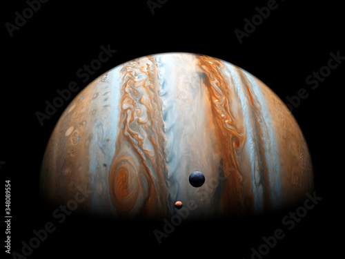 Tableau sur toile Jupiter in space concept