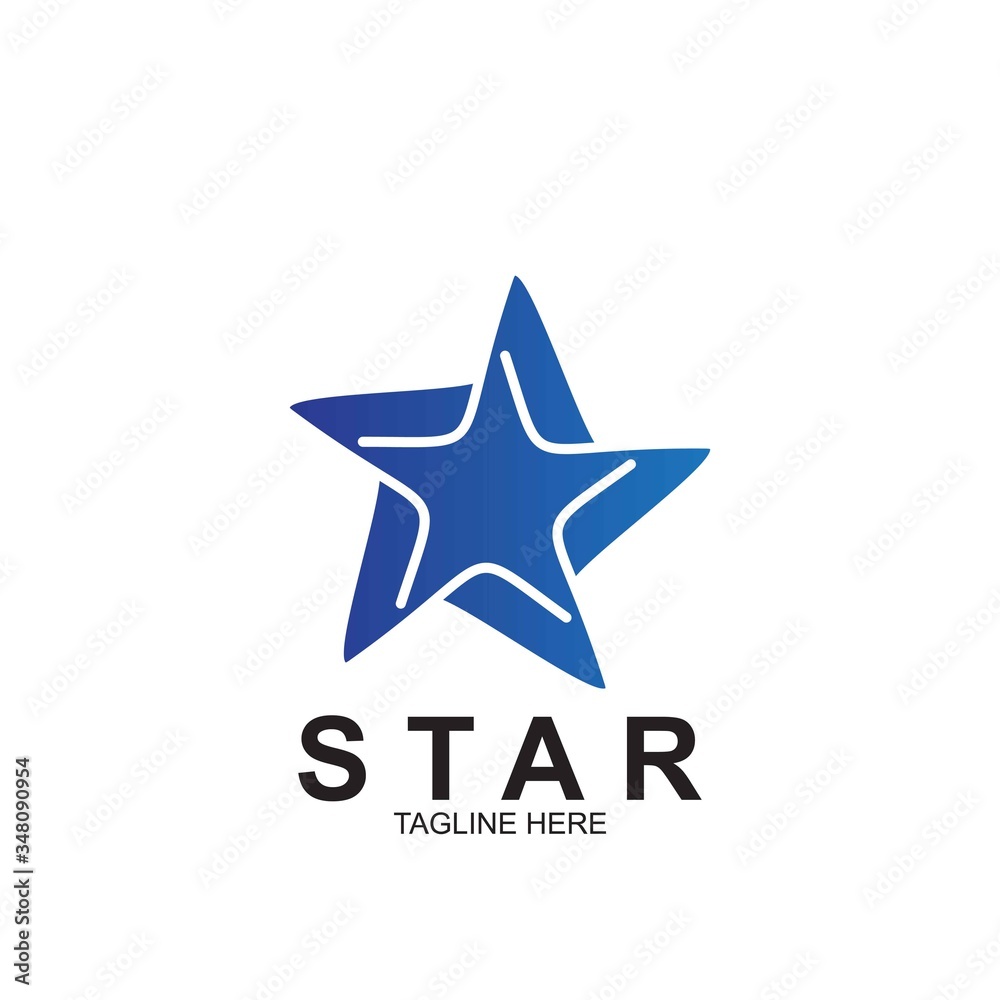 Obraz premium Premium star logo design