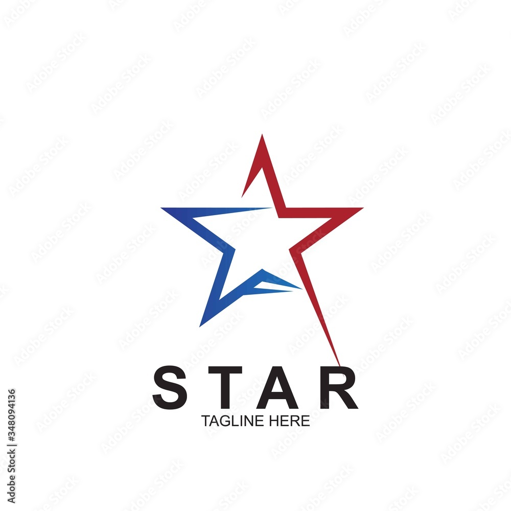 Obraz premium Premium star logo design