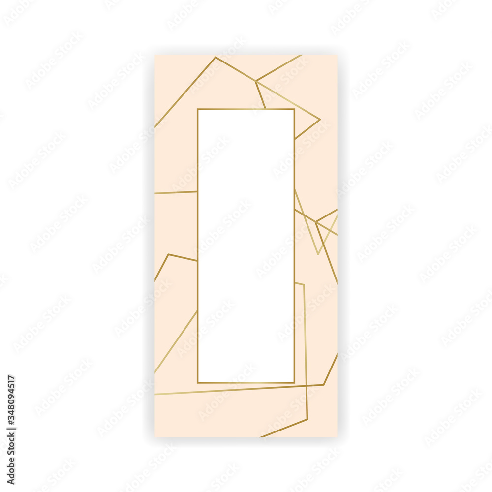 Background with gold geometrical polyhedron Background with gold geometrical polyhedron