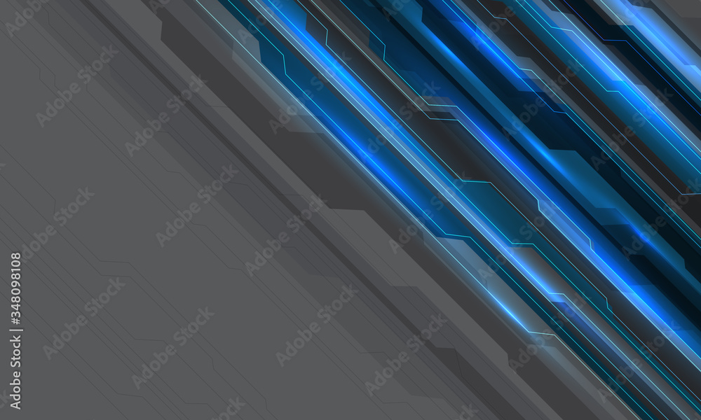 Abstract blue grey cyber circuit line with blank space design modern futuristic technology background vector illustration. Abstract blue grey cyber circuit line with blank space design modern futuristic technology background vector illustration.