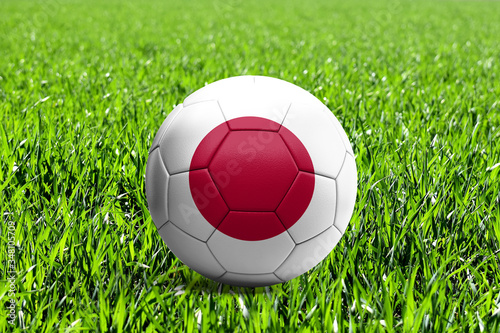Japan Flag on Soccer Ball