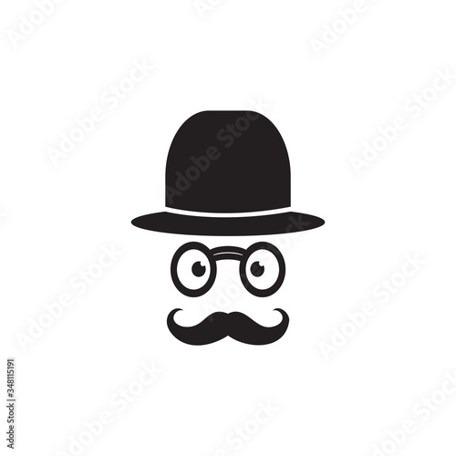 Spy icon design template vector isolated