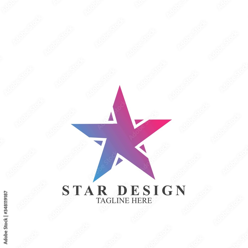Obraz premium Premium star logo design
