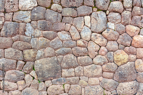 Old Inca wall, Peru.