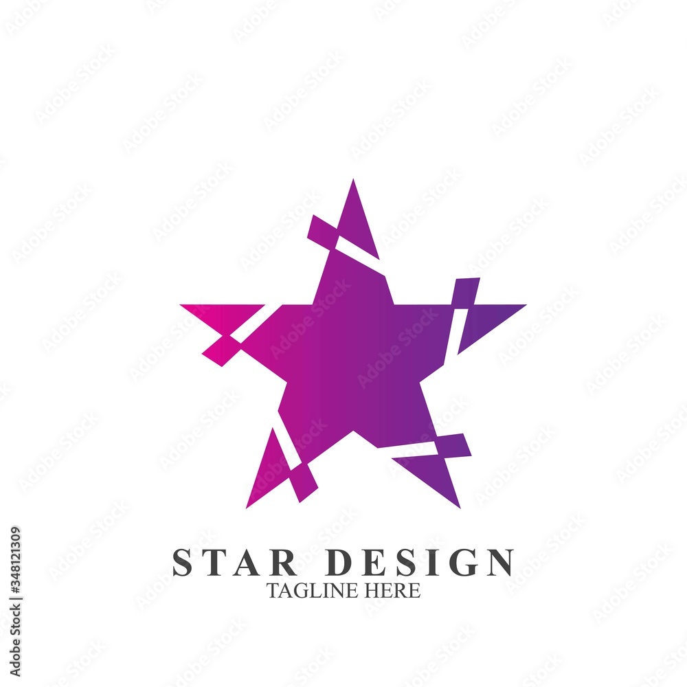 Obraz premium Premium star logo design