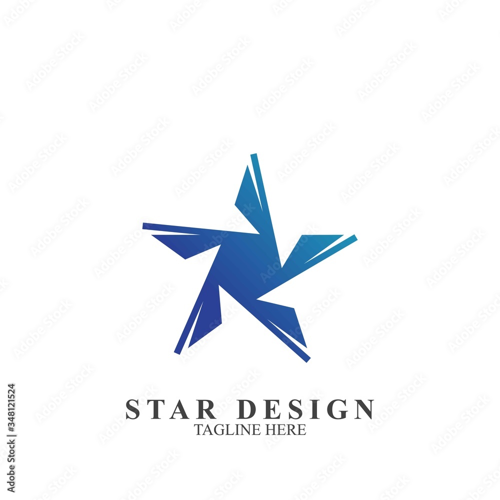Obraz premium Premium star logo design