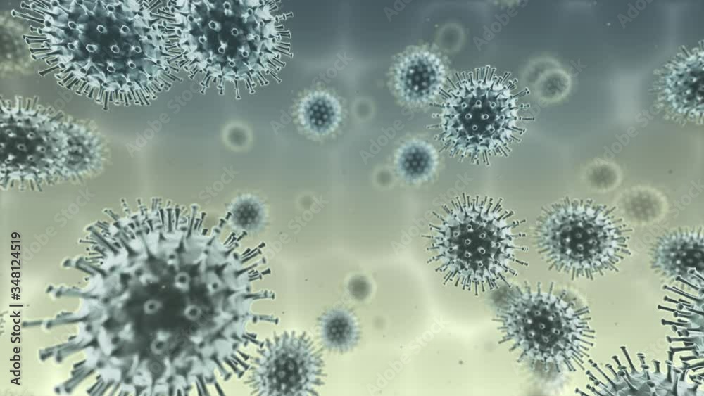 Virus COVID-19 Coronavirus SARS cell bacteria medical biology science background. Virus COVID-19 Coronavirus SARS cell bacteria medical biology science background.
