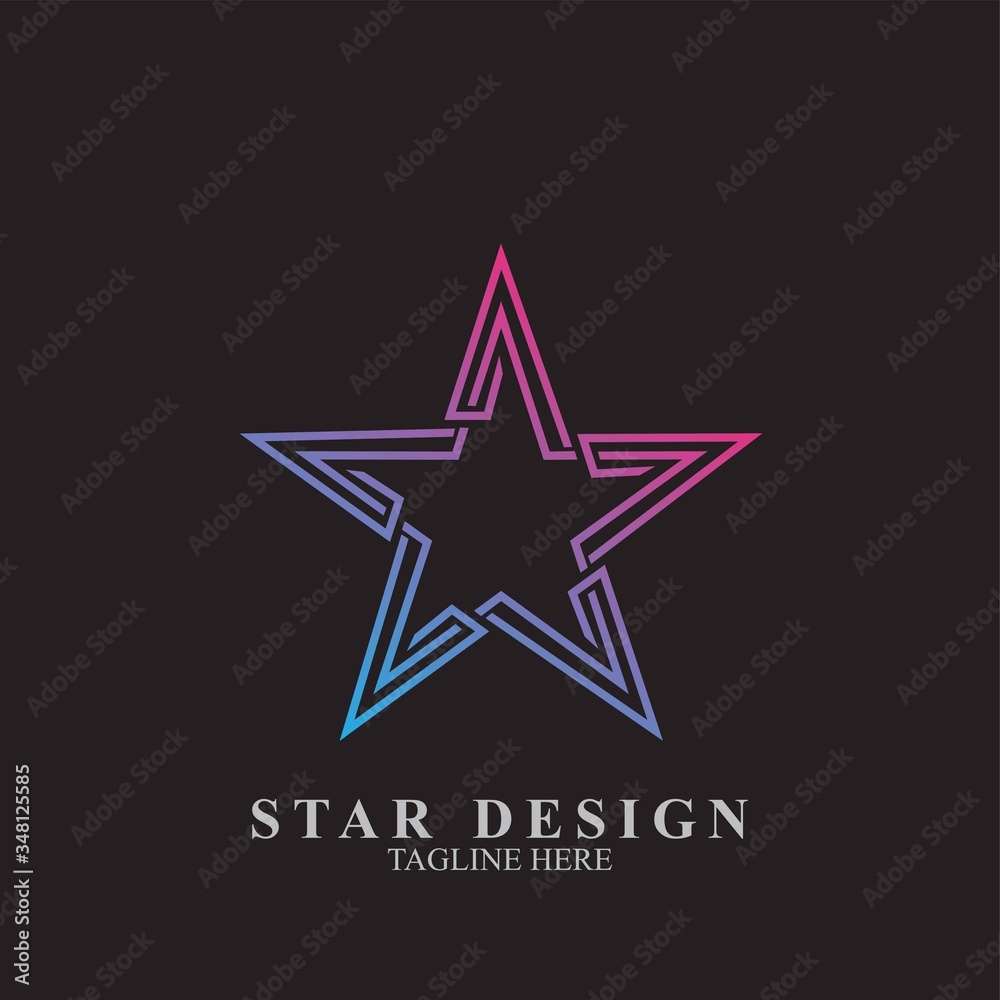 Obraz premium Premium star logo design