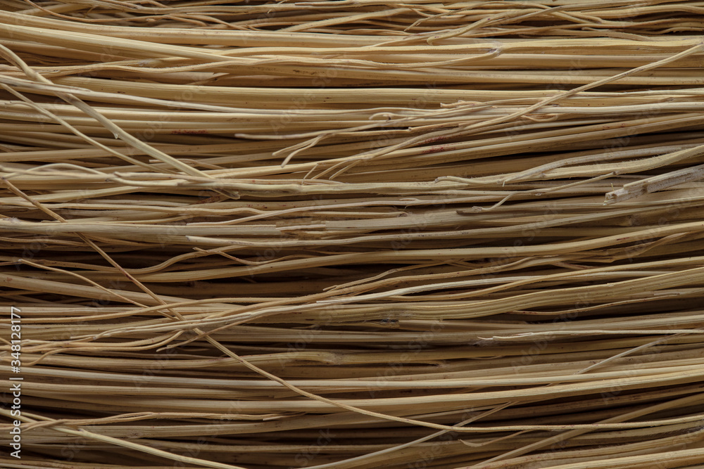 Close up dry straw texture or background. Close up dry straw texture or background.