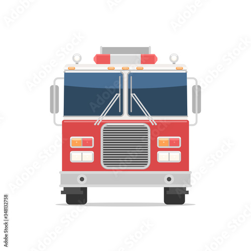 Firetruck front view