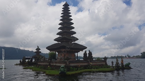 Ulun Danu Bratan floating temple on Bali island