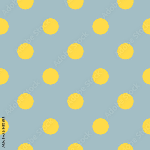 Retro background. Dot seamless pattern. Vintage vector illustration.