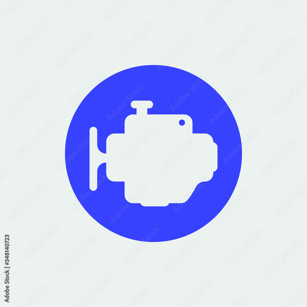 Engine vector icon illlustration sign Engine vector icon illlustration sign