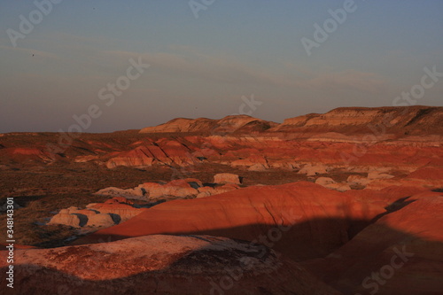 evening in the red canyon, natural colors, asia © Oksana