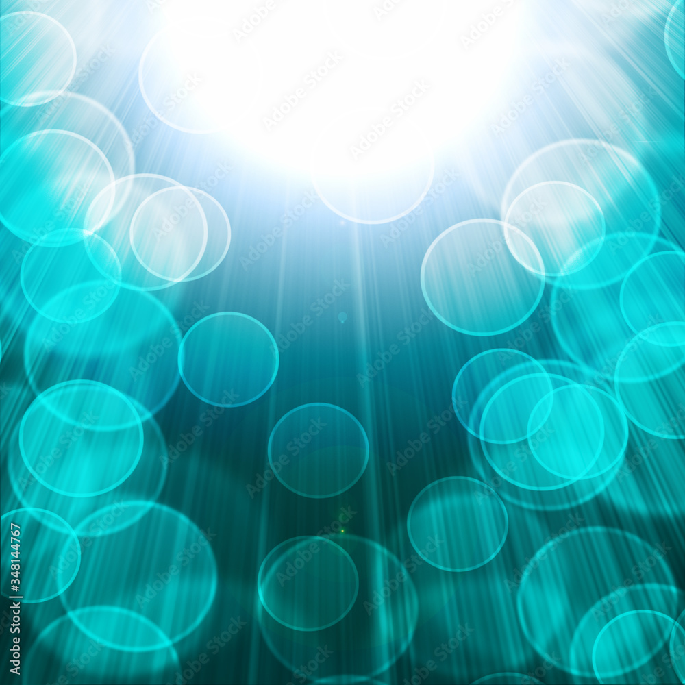 blurred lights on a Blue