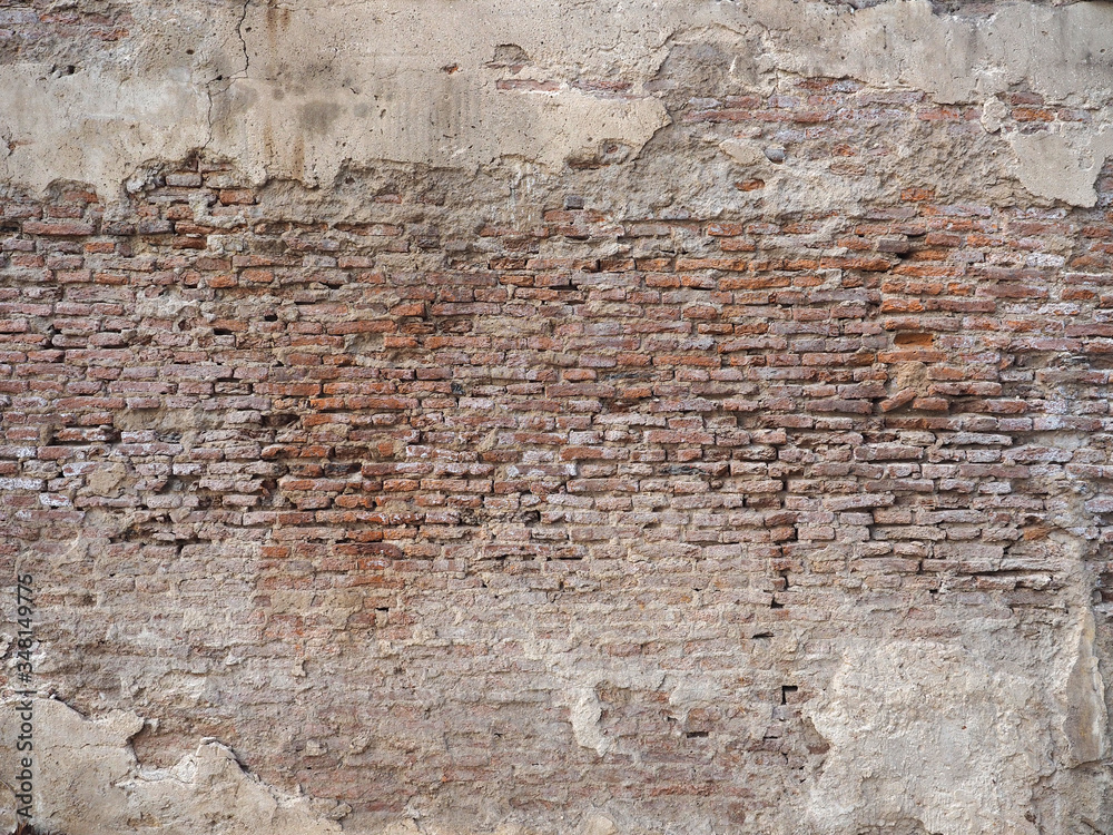 Old brick wall for background. Old brick wall for background.