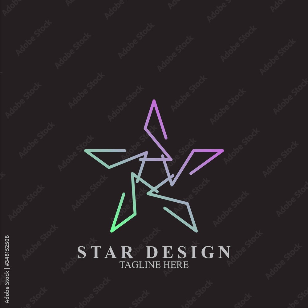 Premium star logo design Premium star logo design