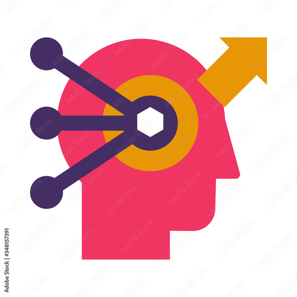 Problem solving and analysis flat vector icon Problem solving and analysis flat vector icon