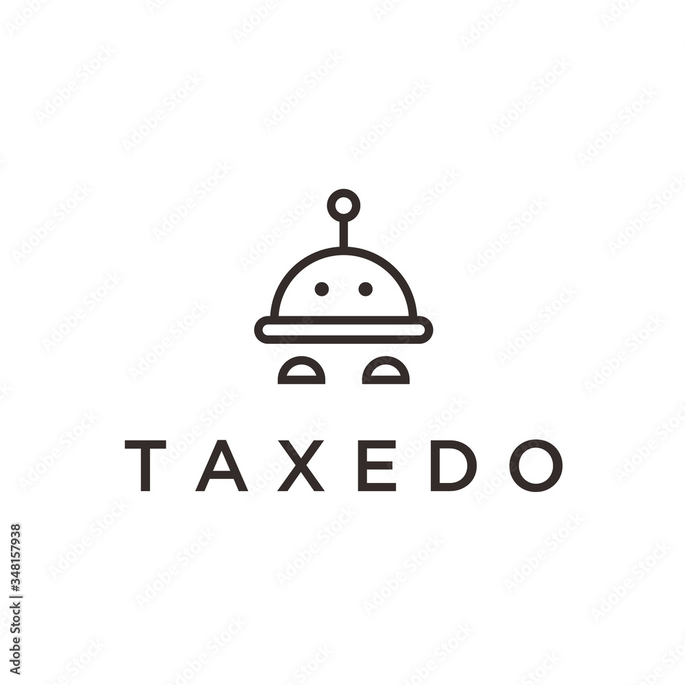 food robot logo. vector robot food robot logo. vector robot