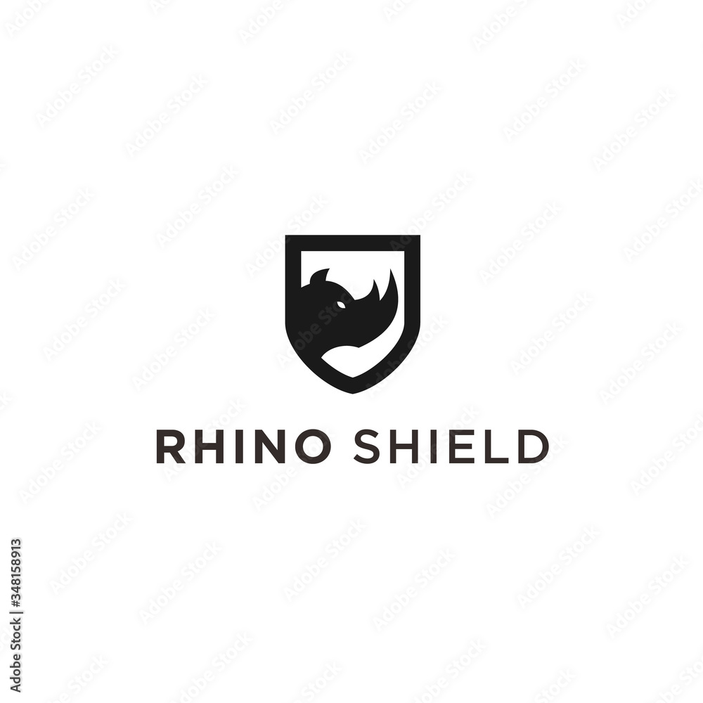 rhino shield logo / rhino vector rhino shield logo / rhino vector