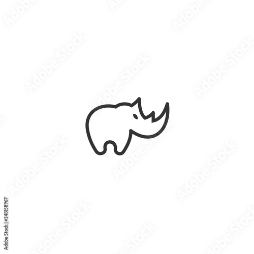 rhino logo   rhino vector