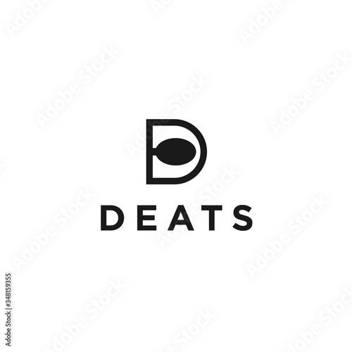D food logo. food vector