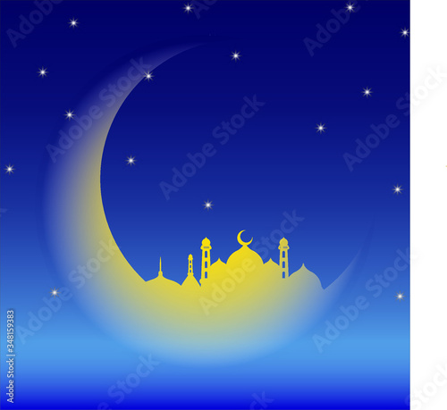 Vector Illustration of Ramadan Season festive for Muslim