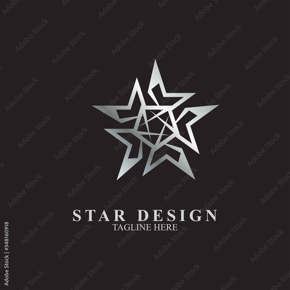 Obraz premium Premium star logo design