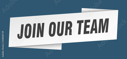 join our team banner template. join our team ribbon label sign