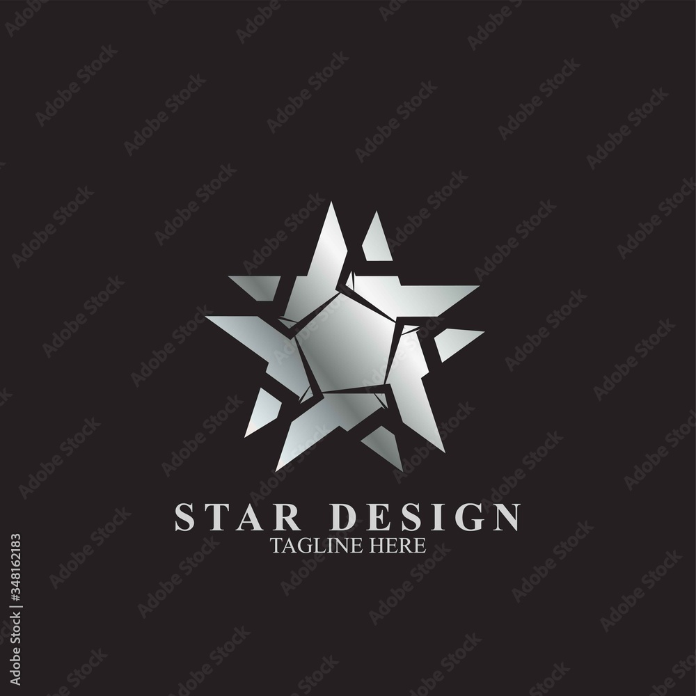 Obraz premium Premium star logo design