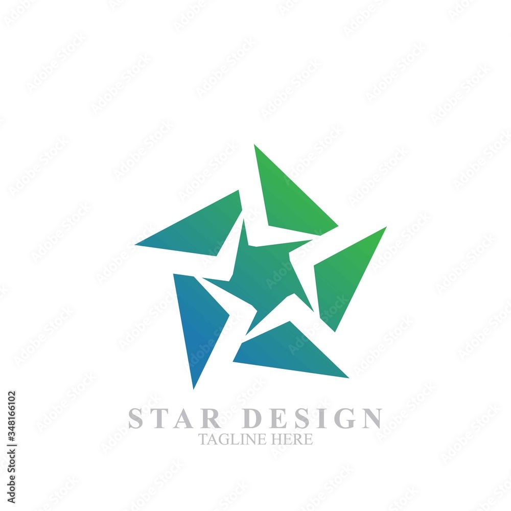 Obraz premium Premium star logo design