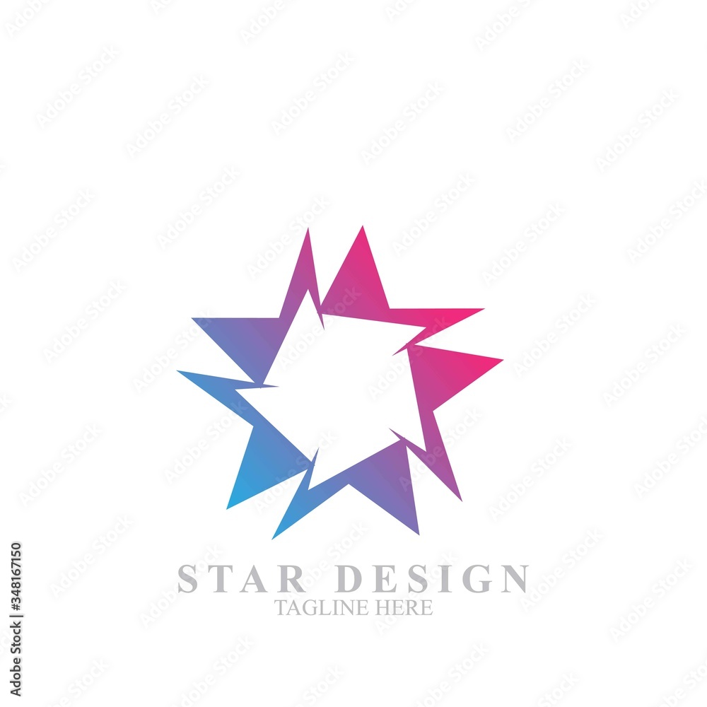 Obraz premium Premium star logo design