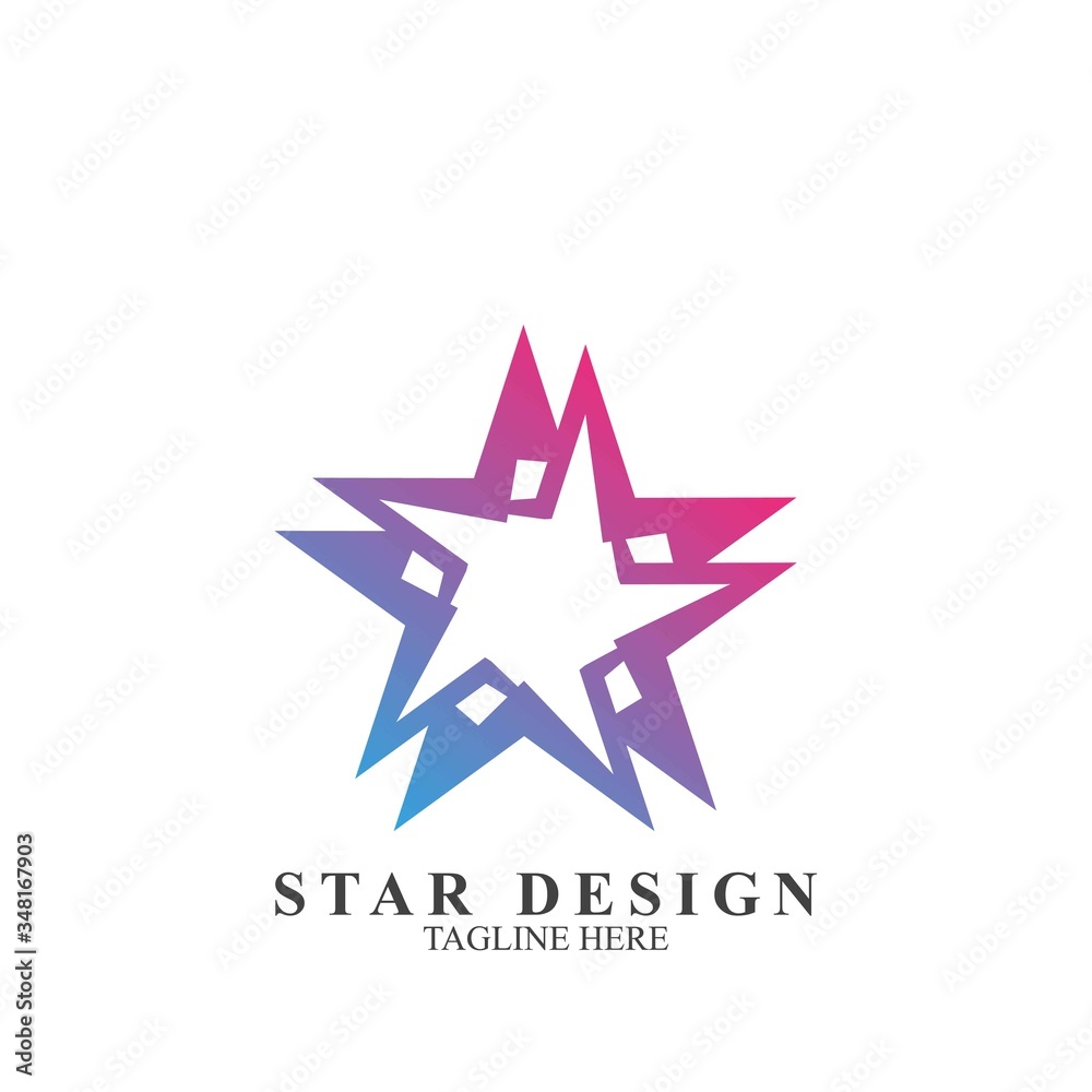Obraz premium Premium star logo design