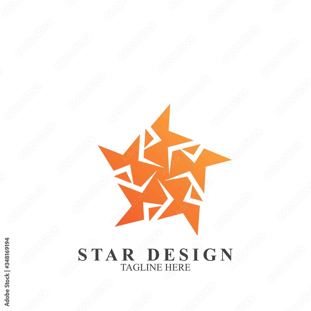 Obraz premium Premium star logo design