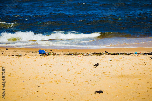 Strand Praia Vermelha im Sommer, Rio de Janeiro, Brasilien photo