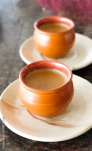 Masala tea or Chai tea, indian milk tea