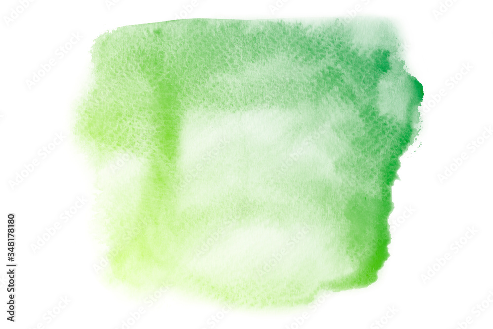 Abstract green watercolor textuer on white background. Abstract green watercolor textuer on white background.