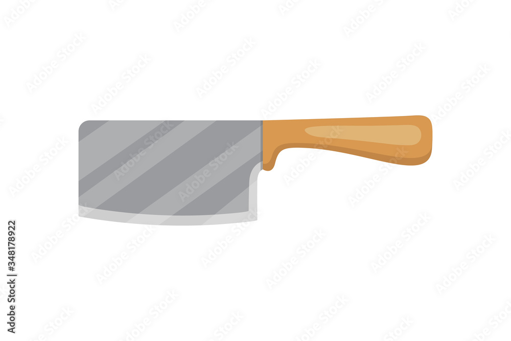 Vector knive for butcher shop. Kitchen knive Utensil for cooking. Vector knive for butcher shop. Kitchen knive Utensil for cooking.
