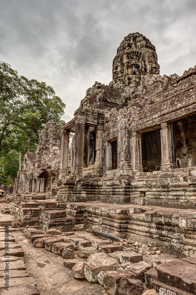 Naklejka premium The Bayon Temple in the Ancient City of Angkor Thom, Cambodia