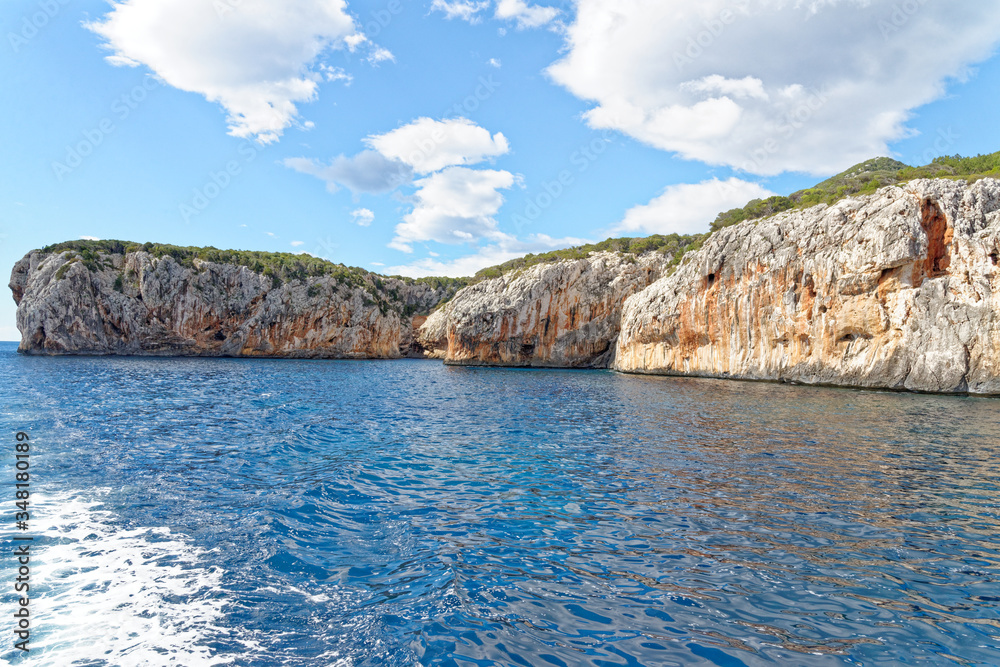 Cruising in the gulf of Orosei, east coast of Sardinia - Italy Cruising in the gulf of Orosei, east coast of Sardinia - Italy
