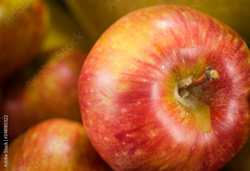 apples are large apples Red apples background