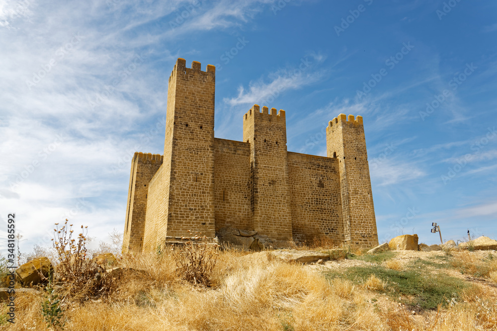 ruins of an old spanish castle 