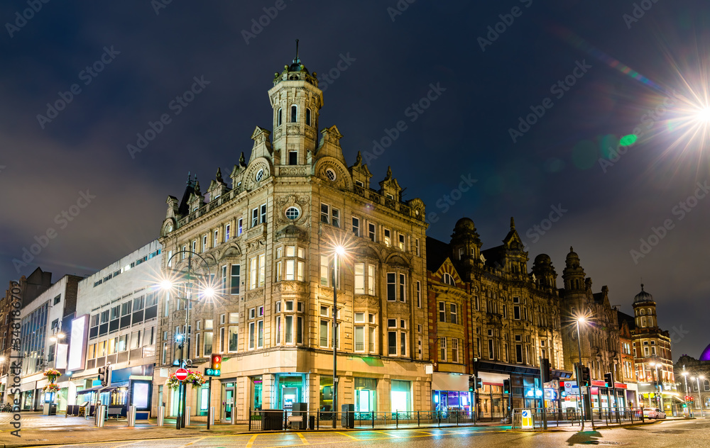 Obraz premium Architecture of Leeds in England